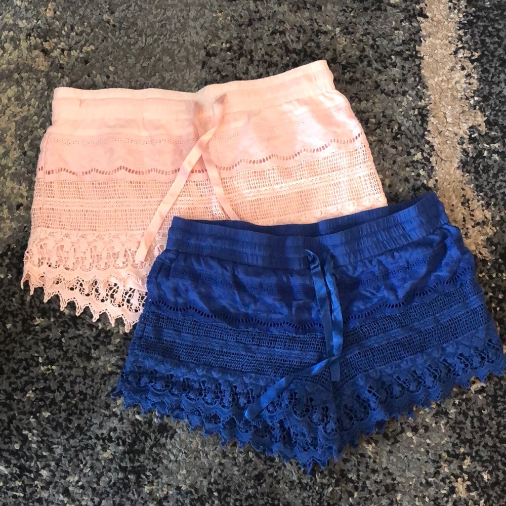 2 Pair No Boundaries XL Lacey Shorts SUMMER!!